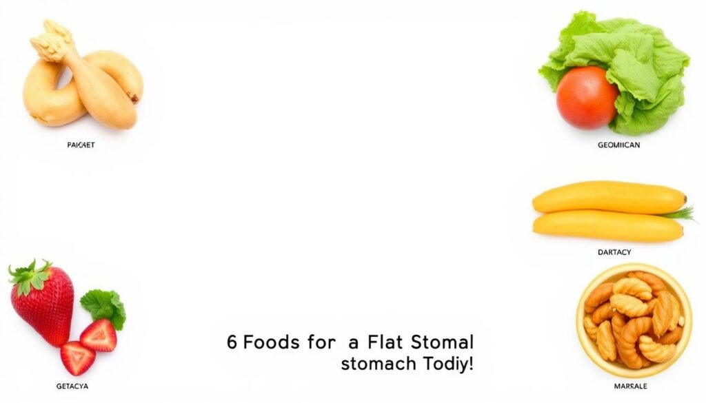 discover 6 foods for a flat stomach today